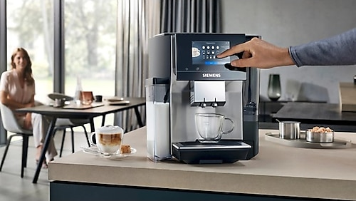 Siemens SİEMENS Tam Otomatik Kahve Makinesi EQ700 integral Inox silver metallic