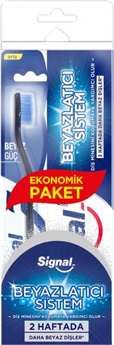 Signal Beyazlatıcı Sistem 75 ml Diş Macunu ve Fırçası Seti