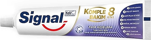 Signal Komple Bakım 8 Etki Tam Koruma Florürlü Diş Macunu 75 ml