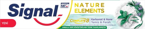 Signal Nature Elements Karbonat ve Nane Florürlü Diş Macunu 75 ml
