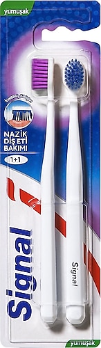 Signal Nazik Diş Eti Bakımı Yumuşak 1+1 Diş Fırçası