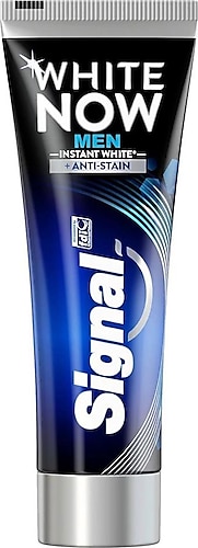 Signal White Now Men Beyazlatıcı Florürlü Diş Macunu 75 ml
