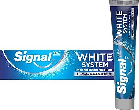 Signal White System Beyazlatıcı Florürlü Diş Macunu 75 ml
