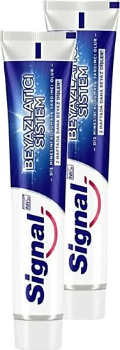 Signal White System Beyazlatıcı Sistem Diş Macunu 50 ml 2 Adet