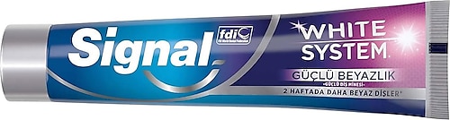 Signal White System Güçlü Beyazlık Florürlü Diş Macunu 75 ml