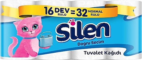 Silen Dev Rulo 16'lı Tuvalet Kağıdı