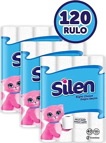 Silen Tuvalet Kağıdı 120'li (40x3)