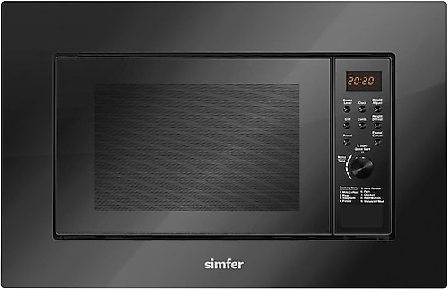 Simfer MD2350 23 lt Siyah Ankastre Mikrodalga Fırın