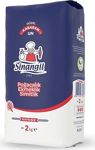 Sinangil 2 kg Poğaçalık Ekmeklik Simitlik Kabaran Un
