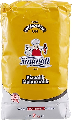 Sinangil 2 kg Sarı Semolina Pizzalık ve Makarnalık Un