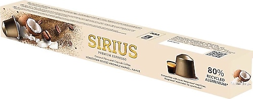 Sirius Premium Hindistan Cevizi Aromalı Kapsül Kahve 10'lu