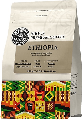 Sirius Special Etiyopya 250 gr Filtre Kahve