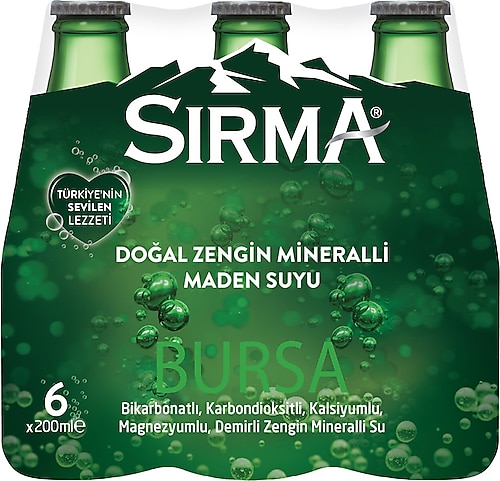 Sırma 200 ml 6'lı Maden Suyu