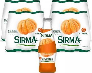 Sırma C Vitaminli Mandalina Aromalı 200 ml 24'lü Paket Maden Suyu