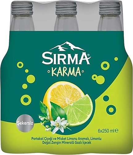Sırma Karma Portakal Çiçeği ve Misket Limonu Aromalı 6x250 ml