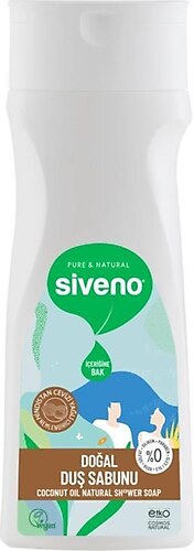 Siveno % 100 Doğal Hindistan Cevizi Yağlı 300 ml Duş Sabunu