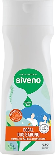 Siveno %100 Doğal Portakal Yağlı 300 ml Duş Sabunu