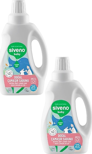 Siveno Baby Doğal Çamaşır Sabunu 750 ml 2 Adet