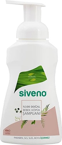 Siveno Doğal 250 ml Bebek Köpük Şampuanı