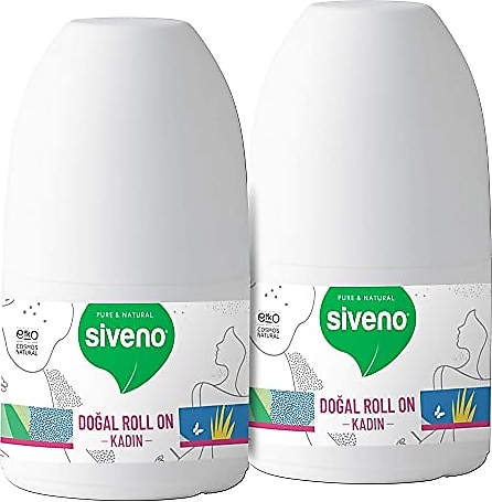 Siveno Doğal Kadın Roll-On 50 ml 2 Adet