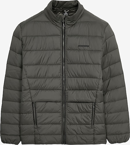 Skechers M Outerwear Padded S231242-308 Yeşil Erkek Şişme Mont