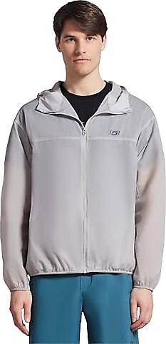 Skechers M Outerwear Rain Jacket Erkek Gri Yağmurluk S231232-035