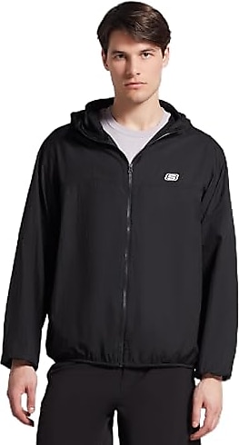 Skechers M Outerwear Rain Jacket S231232-001 Erkek Siyah Yağmurluk