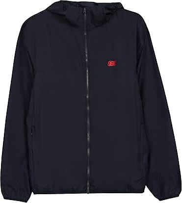 Skechers M Outerwear Rain Jacket S231232-410 Erkek Lacivert Yağmurluk