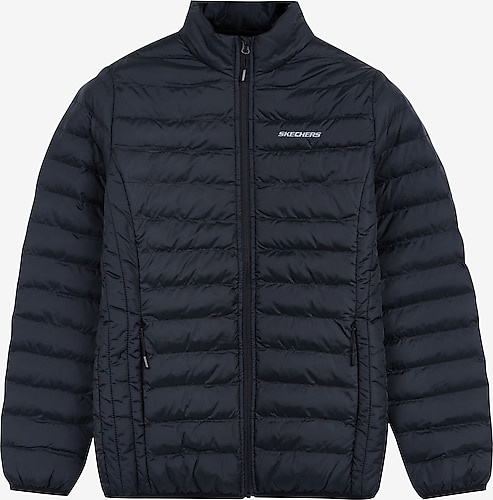 Skechers Turtle Neck Essential S212273-001 Siyah Kadın Şişme Mont
