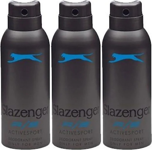 Slazenger Active Sport Mavi Erkek Deodorant 150 ml 3 Adet