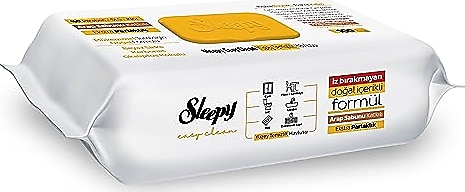 Sleepy Easy Clean Arap Sabunu Katkılı Yüzey Temizlik Havlusu 100 Yaprak 12'li