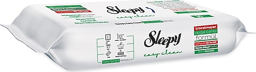 Sleepy Easy Clean Beyaz Sabun Kokulu Yüzey Temizlik Havlusu 30 Yaprak