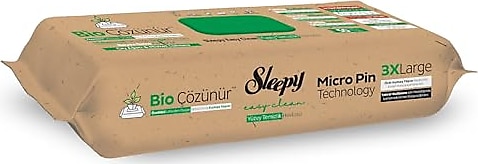Sleepy Easy Clean Bio Çözünür Çay Ağacı ve Misket Limonu Yüzey Temizlik Havlusu 50 Yaprak 6'lı