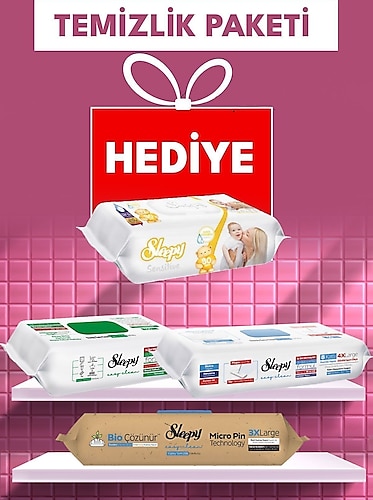 Sleepy Temizlik paketi ,Yüzey temizlik havlusu , mop havlusu 3'lü set Islak Mendil Hediyeli