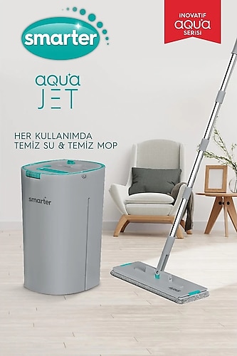Smarter Aqua Jet Tablet Mop Temızlık Setı