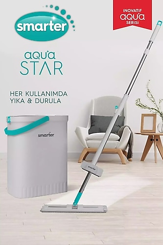 SMARTER Aqua Star Temizlik Seti Tablet Mop Paspas