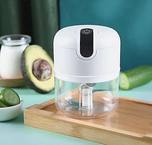 SMARTLED HASUBA Usb Şarjlı Mini Taşınabilir Doğrayıcı 3 Bıçaklı Blender Rondo +1 Bıçak Hediye