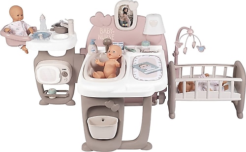 Smoby Baby Nurse 3'ü 1 Arada Oyuncak Bebek Mega Oyun Seti 220376