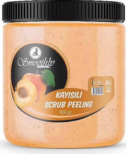 Smoothly Kayısı Aromalı Batık ve Çilek Bacak Onarıcı Epilasyon Sonrası Vücut Peelingi 800 gr