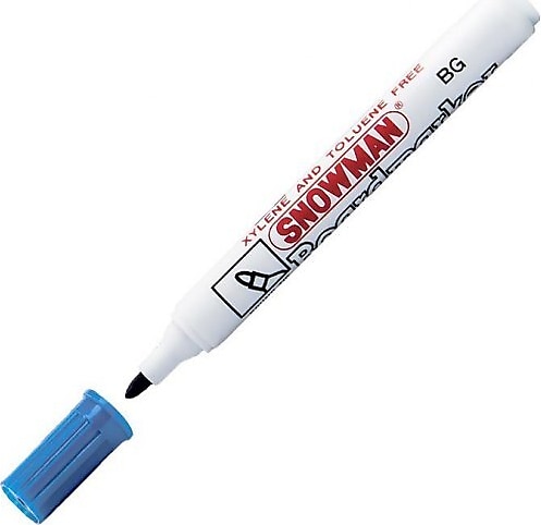 Snowman BG-12 Doldurulabilir Tahta Kalemi Açık Mavi