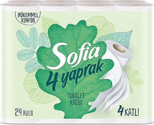 Sofia 4 Yaprak 24'lü Tuvalet Kağıdı
