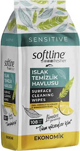 Softline Fresher Islak Temizlik Havlusu 108 Yaprak