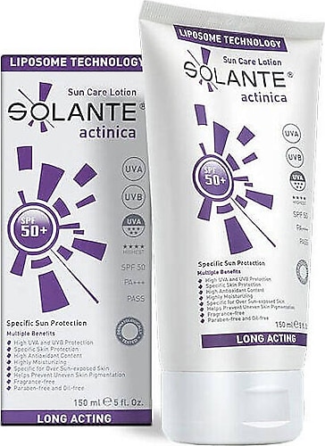 Solante Actinica 50 Faktör Güneş Losyonu 150 ml