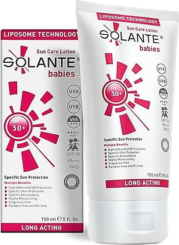Solante Babies 30 Faktör Güneş Losyonu 150 ml