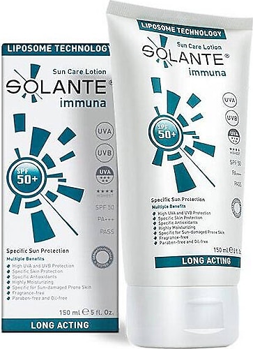 Solante Immuna 50 Faktör Güneş Losyonu 150 ml