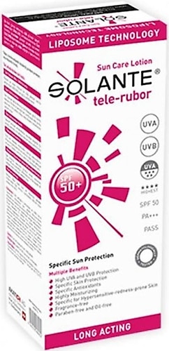Solante Tele-Rubor 50 Faktör Güneş Losyonu 150 ml