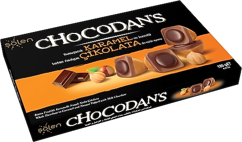Şölen Chocodan's Bütün Fındıklı Karamelli Çikolata 125 gr