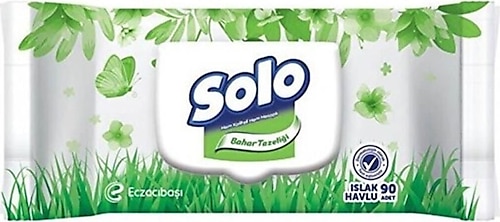 Solo Bahar Tazeliği 90 Yaprak Islak Mendil