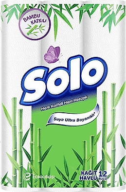 Solo Bambu Katkılı 12'li Tuvalet Kağıdı