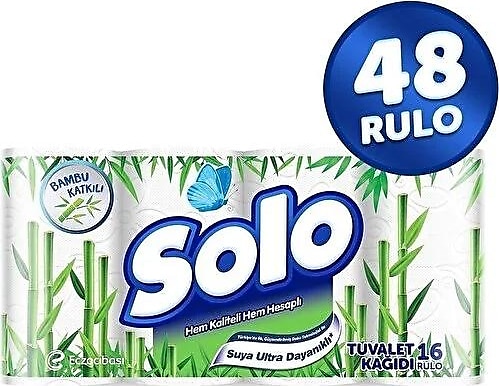 Solo Bambu Katkılı 48'li Tuvalet Kağıdı
